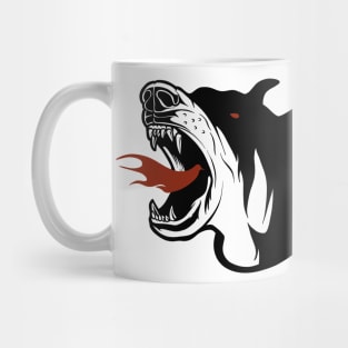 Doberman's hellish head Mug